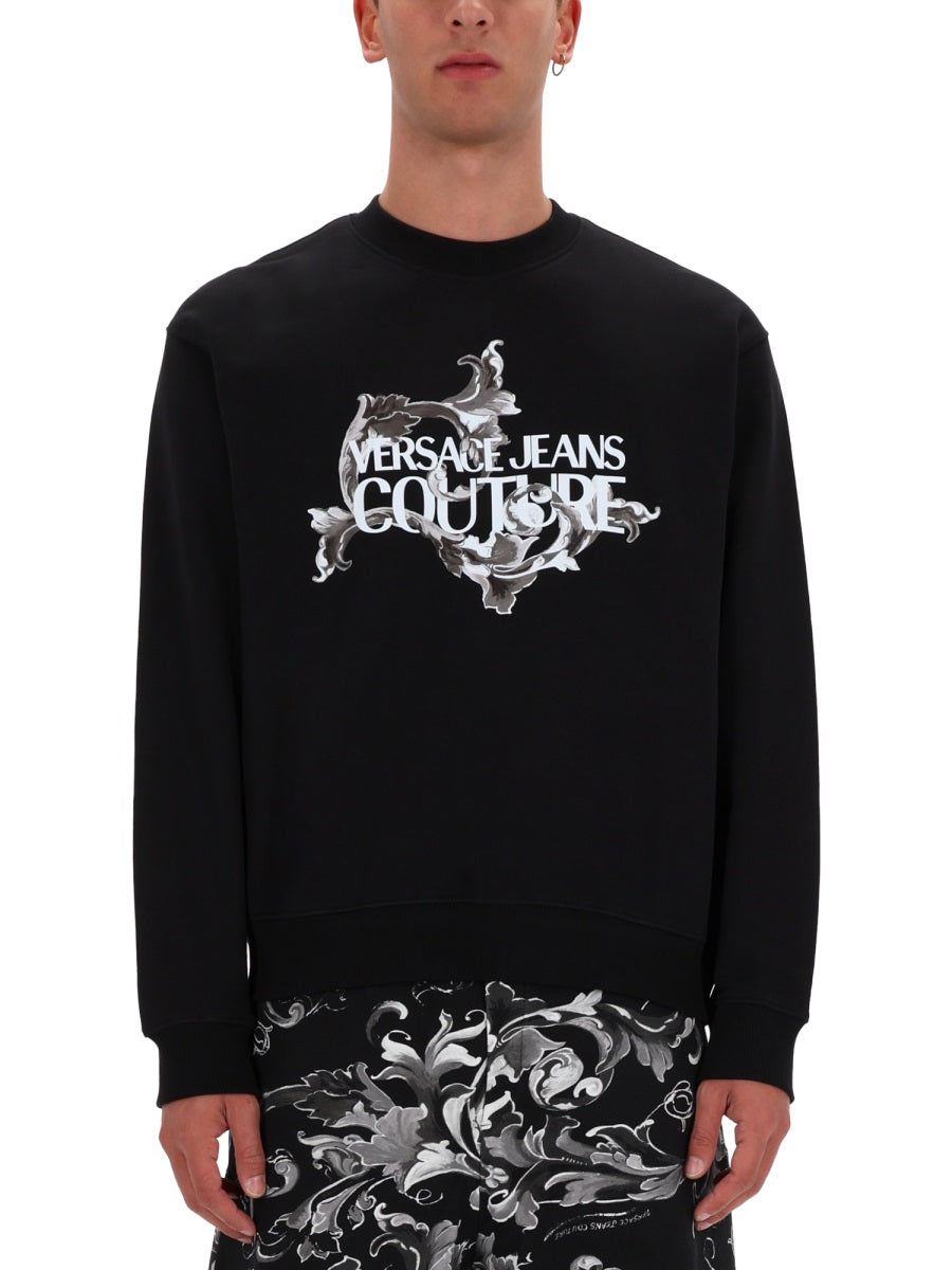 VERSACE JEANS COUTURE Elite Streetwear Sweatshirt for Men - FW25 Collection