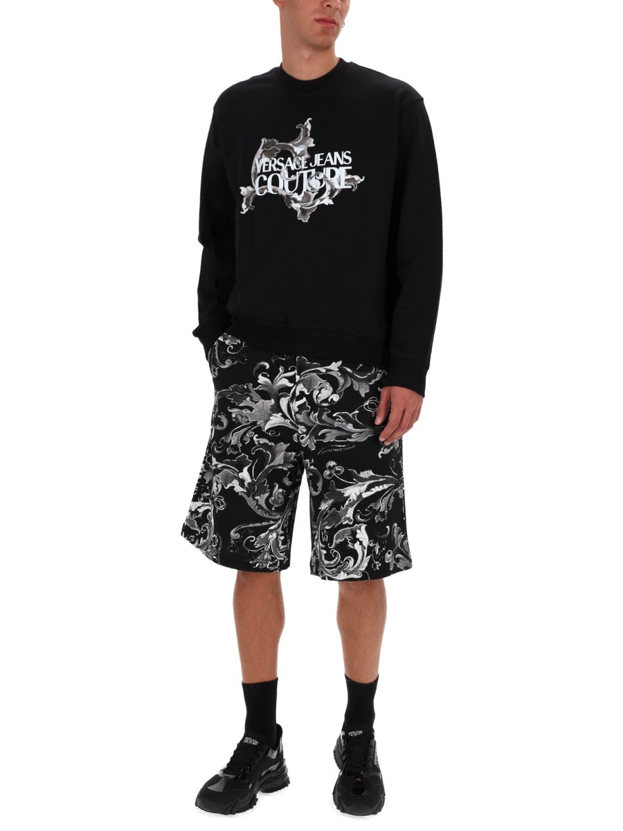 VERSACE JEANS COUTURE Elite Streetwear Sweatshirt for Men - FW25 Collection