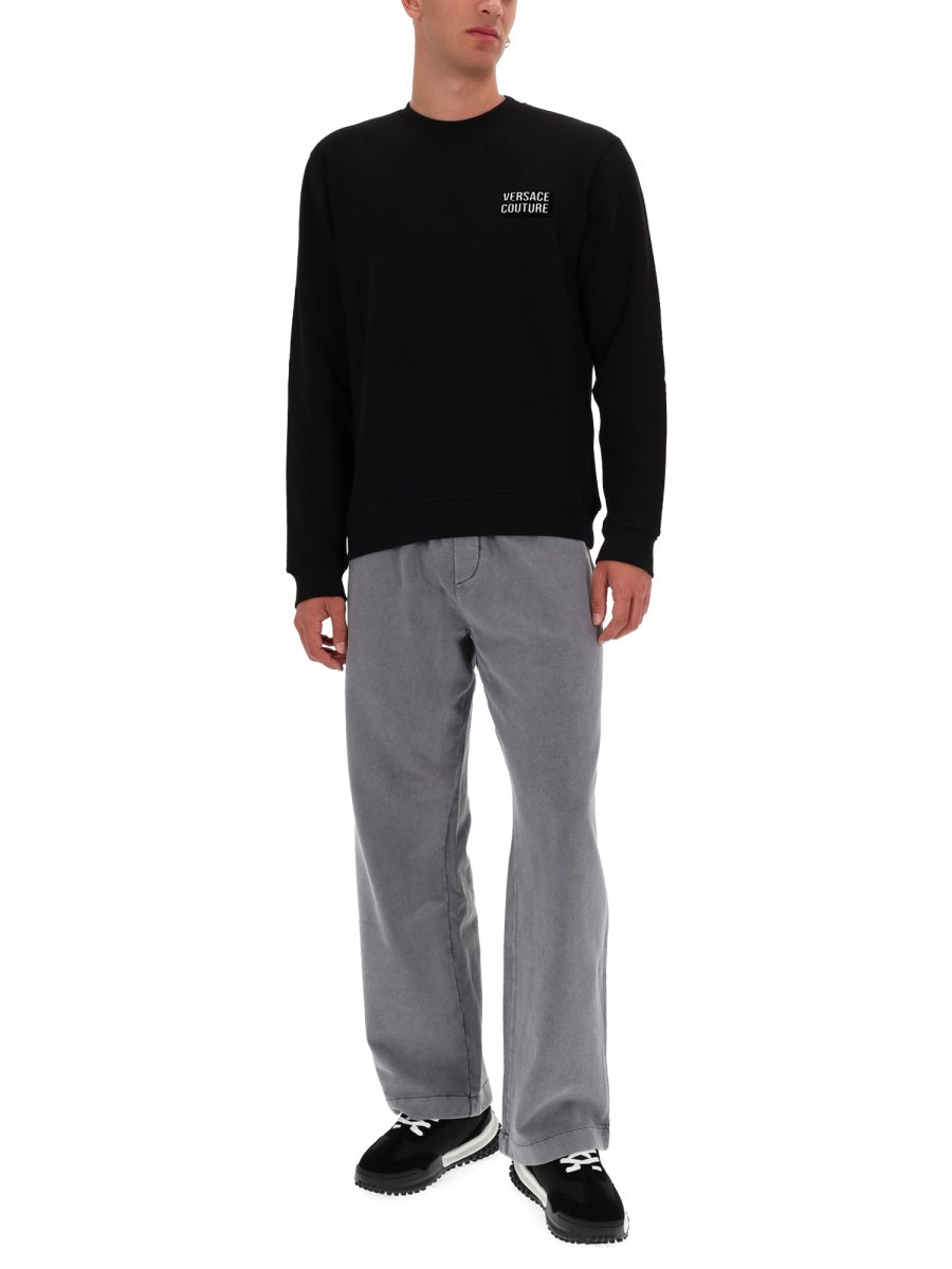 VERSACE JEANS COUTURE Men's Statement Sweatshirt - Fall/Winter 2025