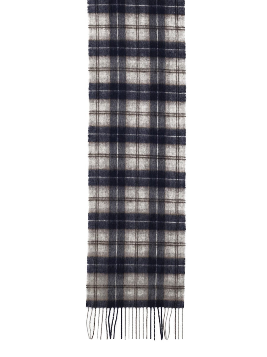 BARBOUR Lamb Wool Scarf and Gloves Set for Men