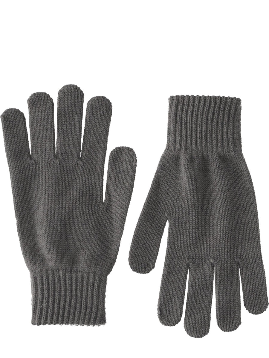 BARBOUR Lamb Wool Scarf and Gloves Set for Men