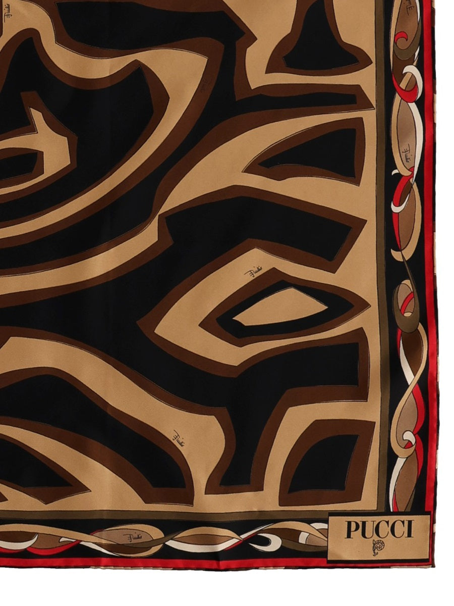 PUCCI Silk Foulard Scarf - FW25 Collection