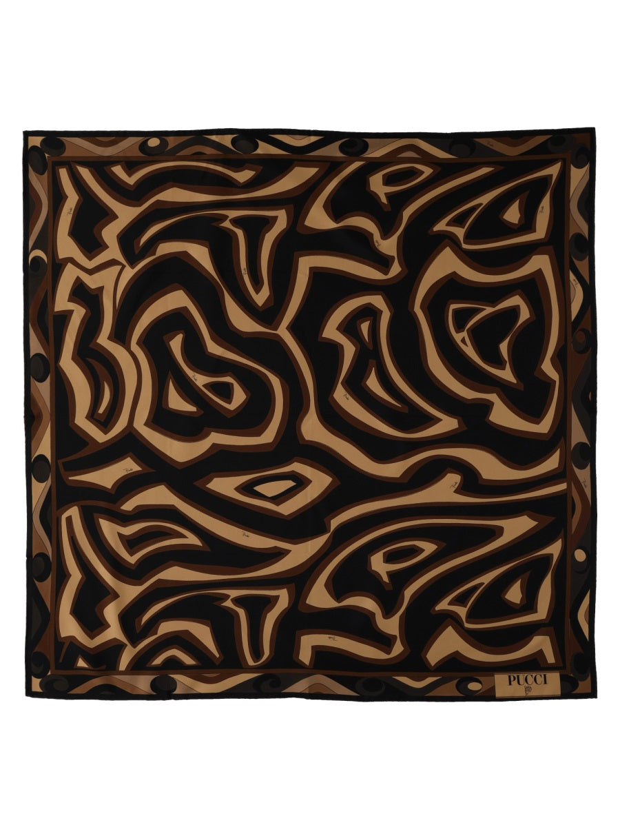 PUCCI Silk Foulard Scarf for Women