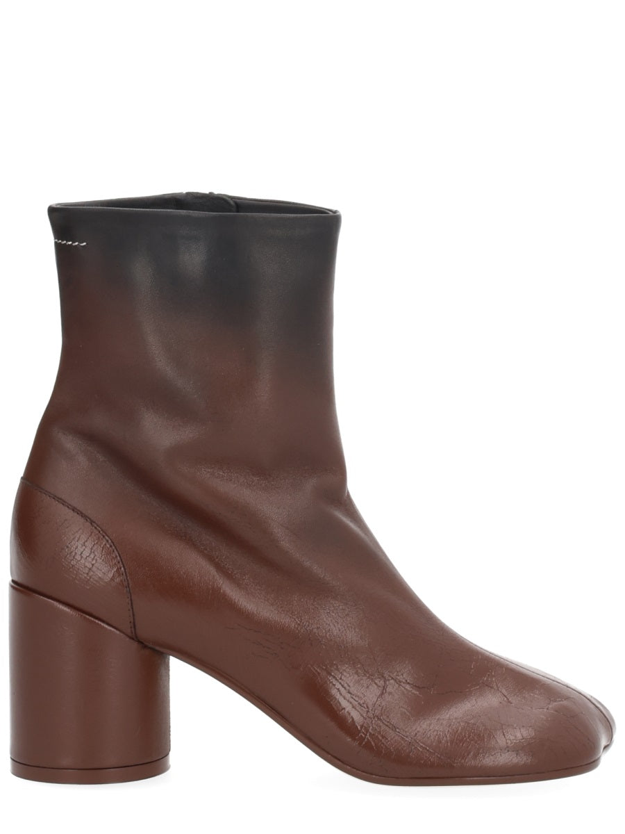 MM6 MAISON MARGIELA Sheepskin Leather Ankle Boots