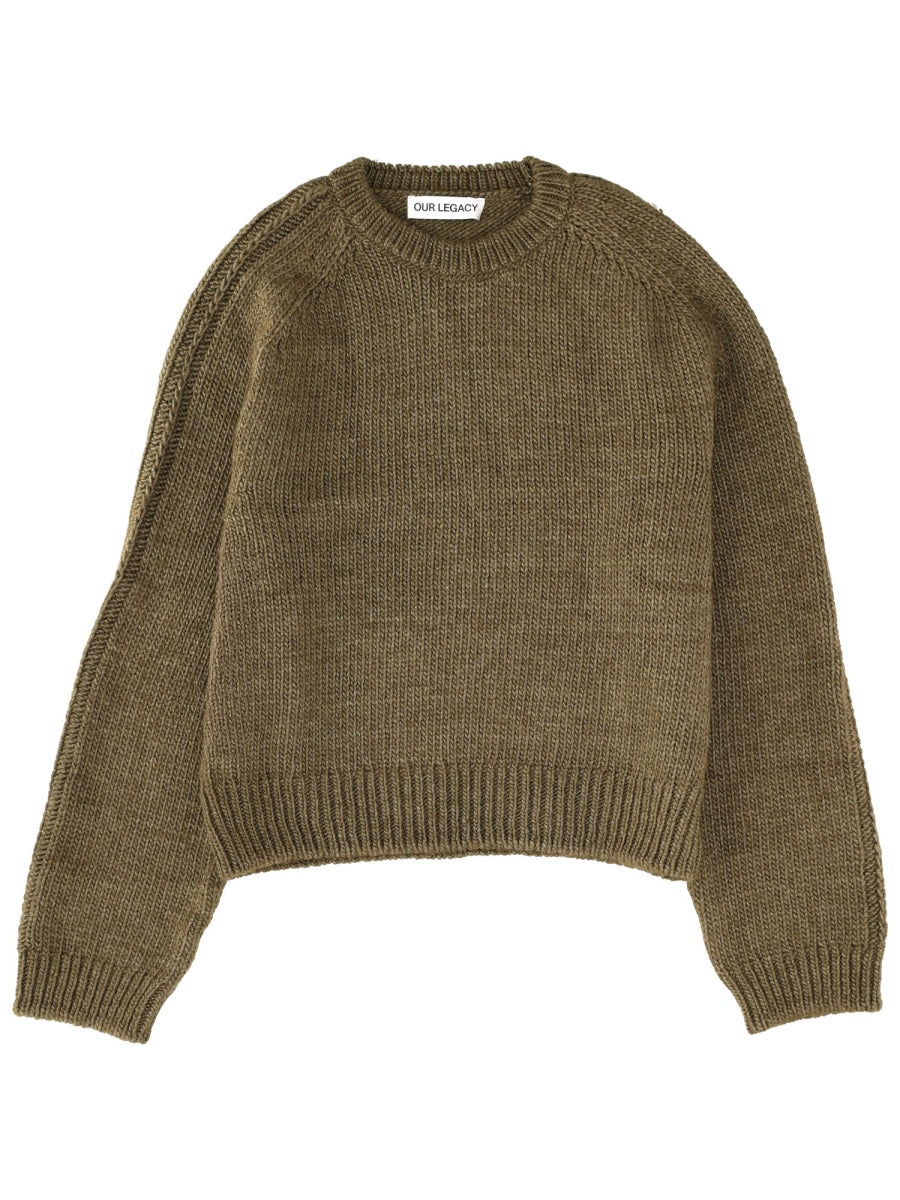 OUR LEGACY Luxury Wool Silk Blend Sweater for Men - FW25
