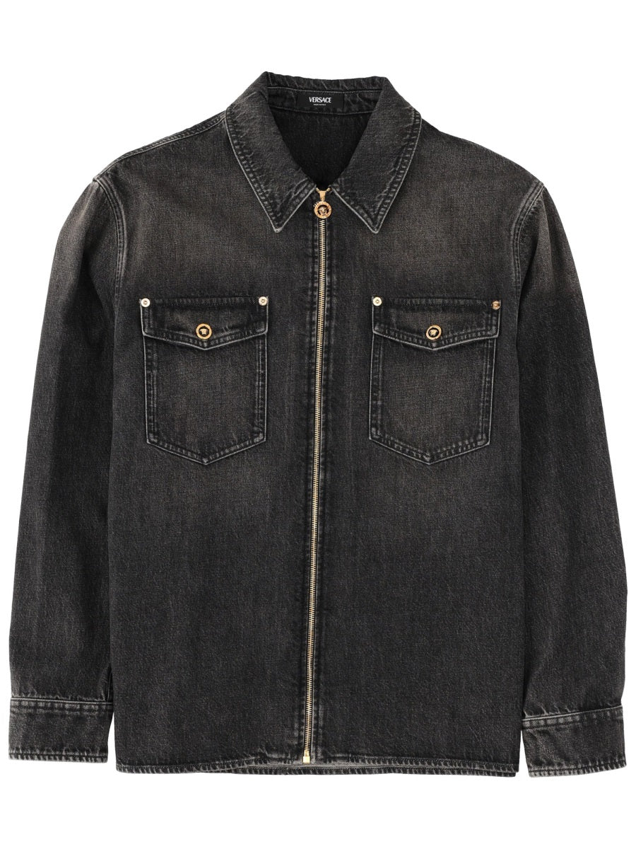 VERSACE Cotton Men's Jacket - FW25 Collection