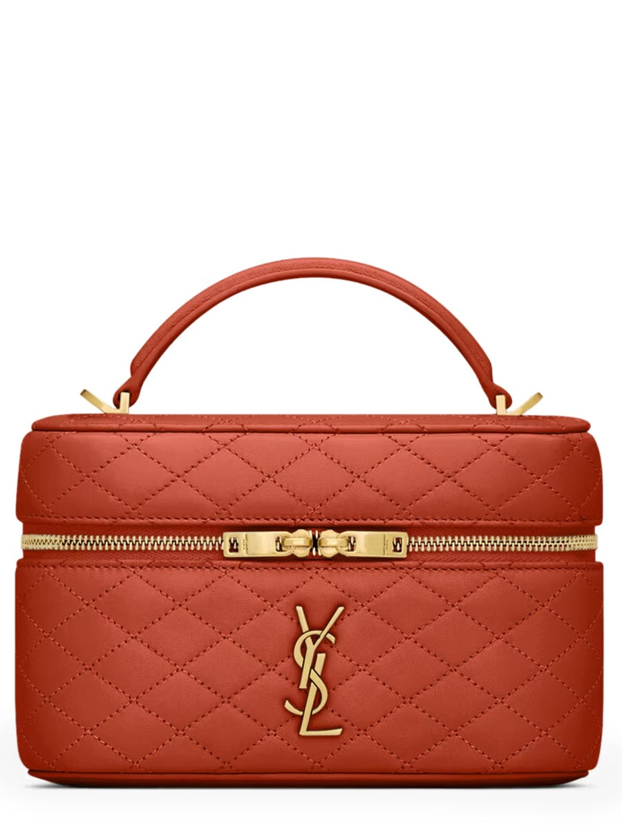 SAINT LAURENT Mini Handbag with Luxe Lamb Leather