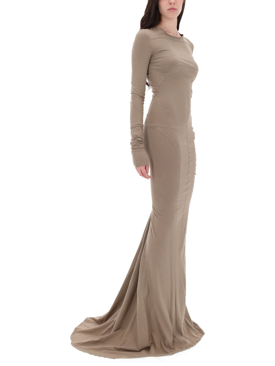 RICK OWENS DRKSHDW Cotton Mini Dress for Women - FW25 Collection