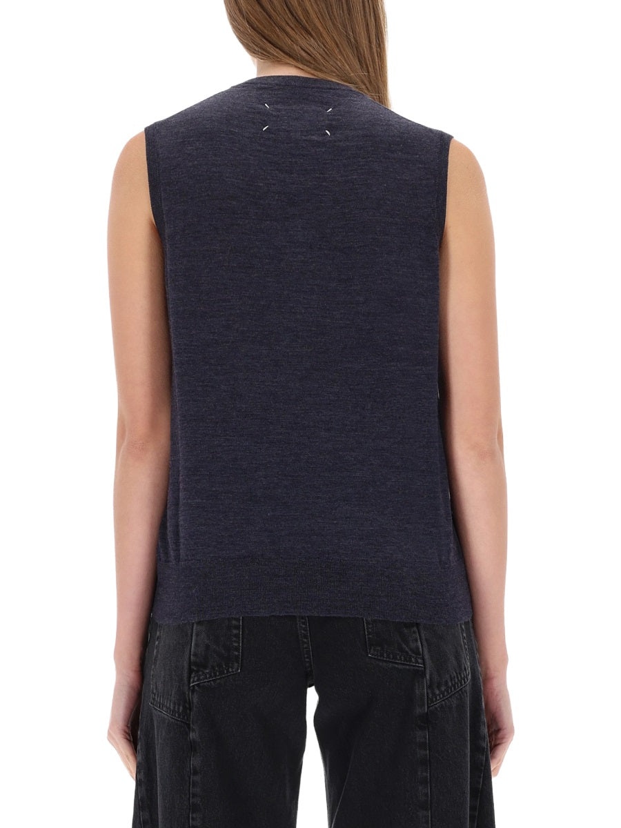 MAISON MARGIELA Wool Vest for Women - FW25 Collection