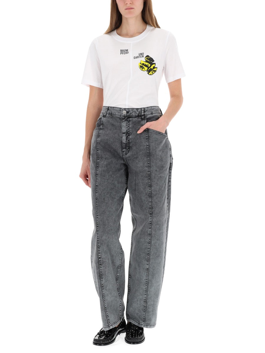 BAUM UND PFERDGARTEN Organic Cotton T-Shirt for Women - FW25 Collection