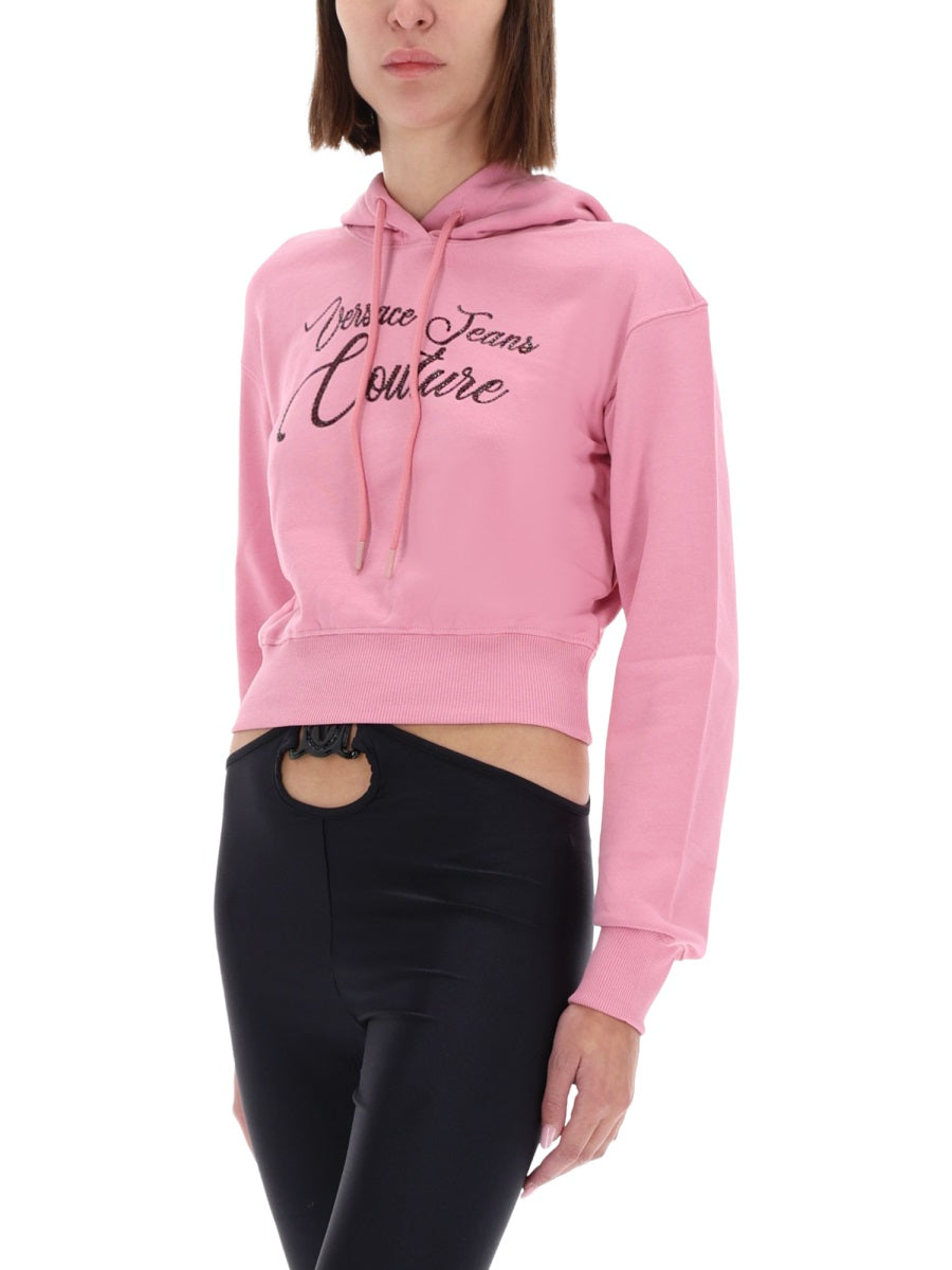 VERSACE JEANS COUTURE Cozy Sweatshirt for Women - FW25 Collection