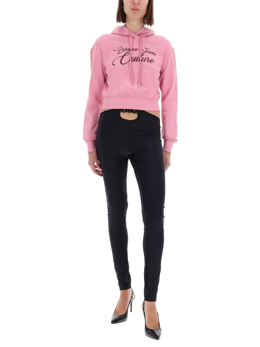 VERSACE JEANS COUTURE Cozy Sweatshirt for Women - FW25 Collection