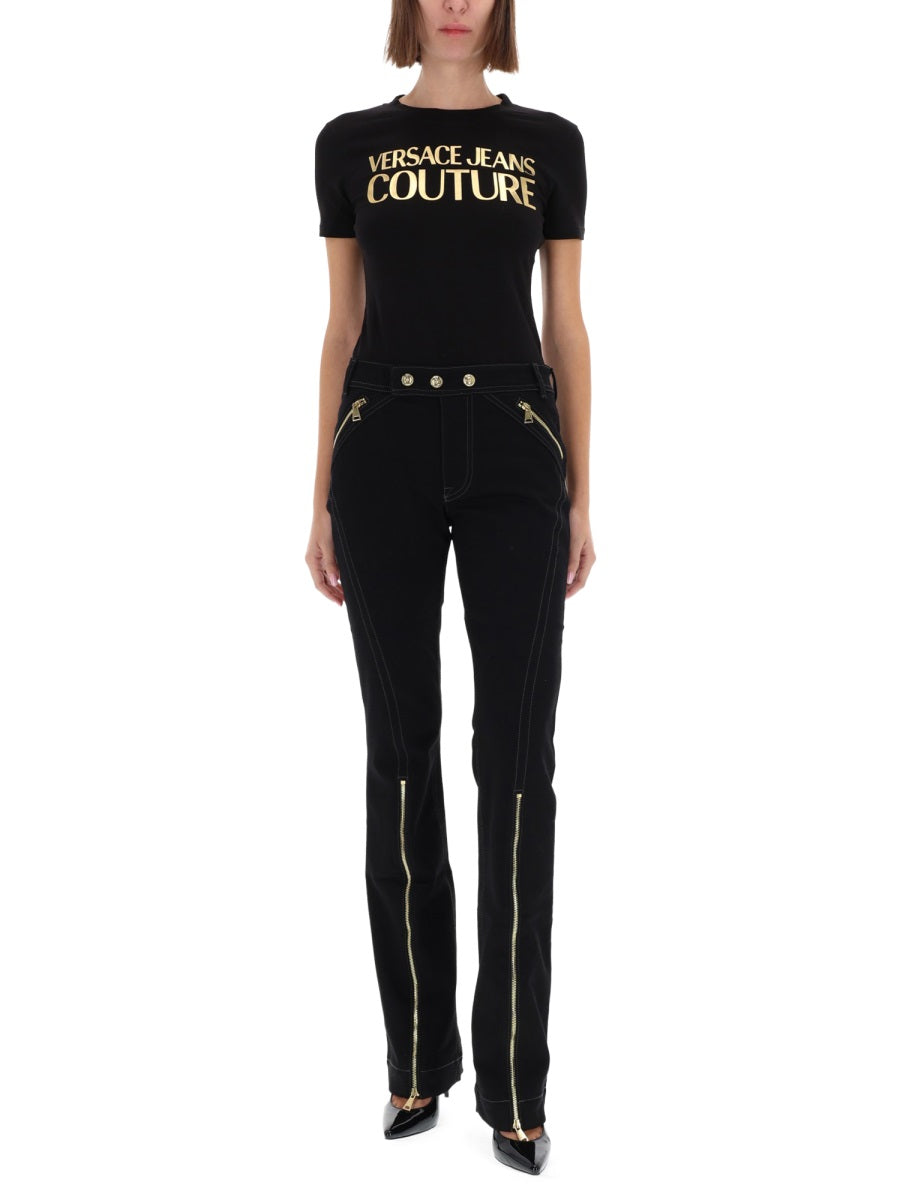 VERSACE JEANS COUTURE Chic Women's Couture T-Shirt FW25
