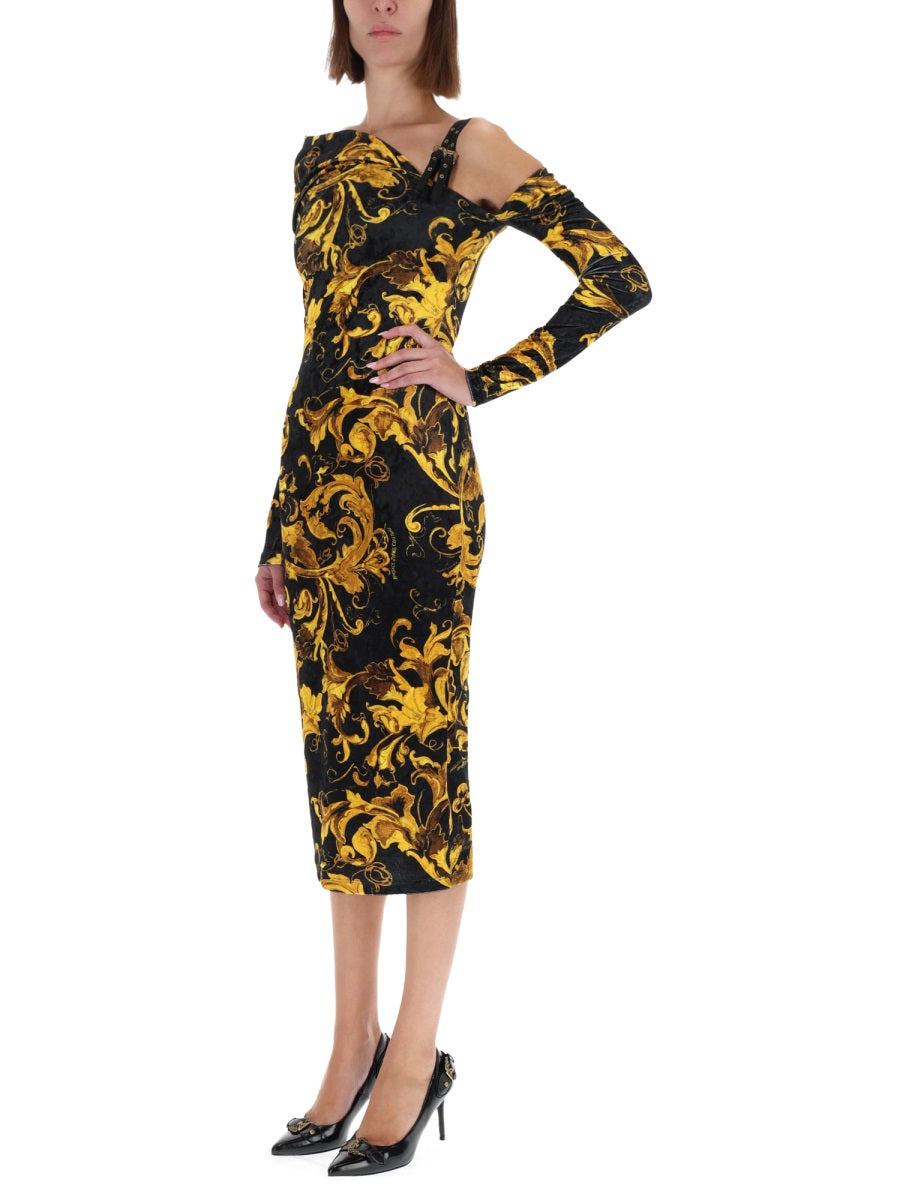 VERSACE JEANS COUTURE Baroque Print Women's Tailored Suit Size 40