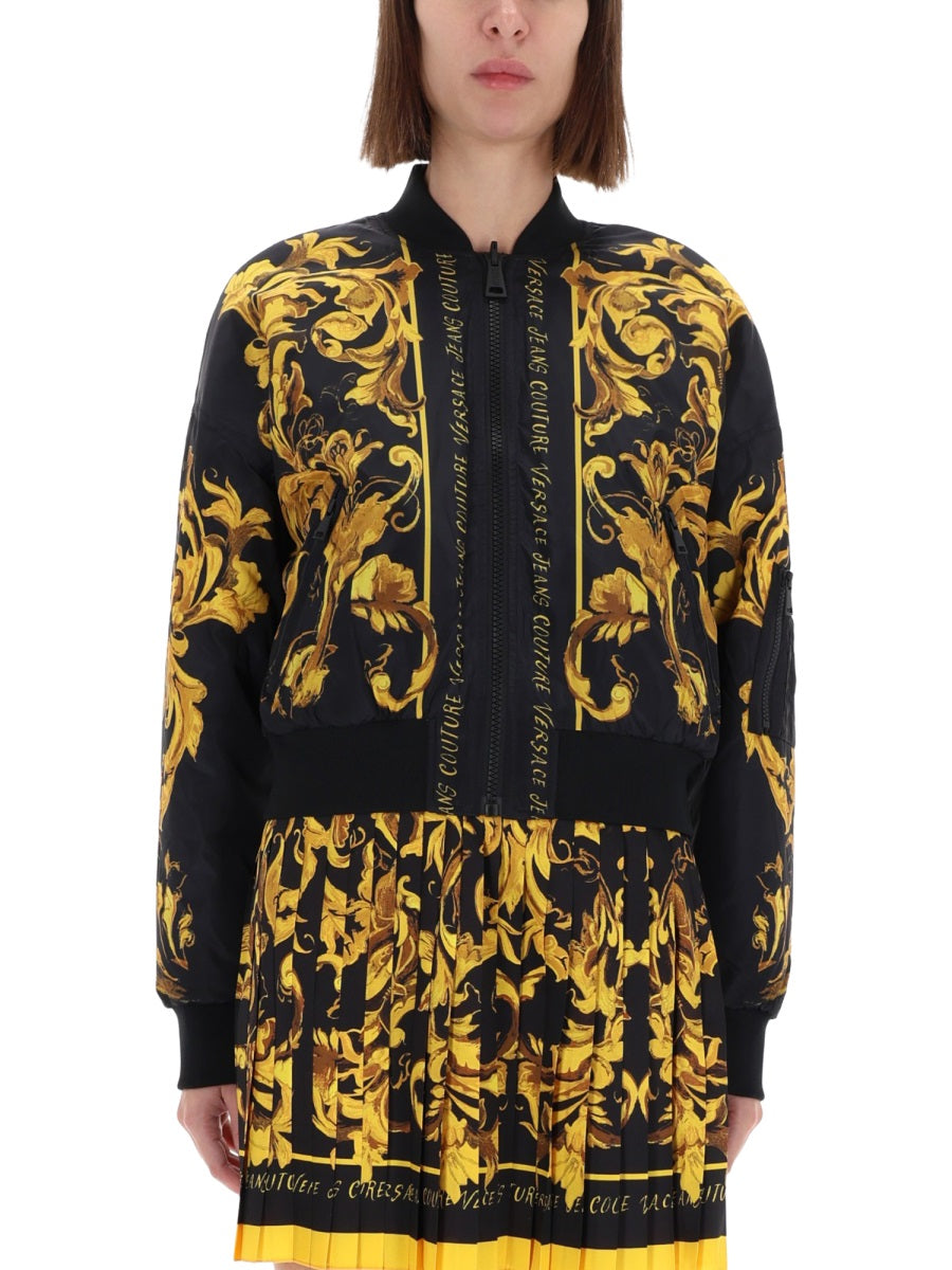 VERSACE JEANS COUTURE Chic Women's Mini Jacket for FW25