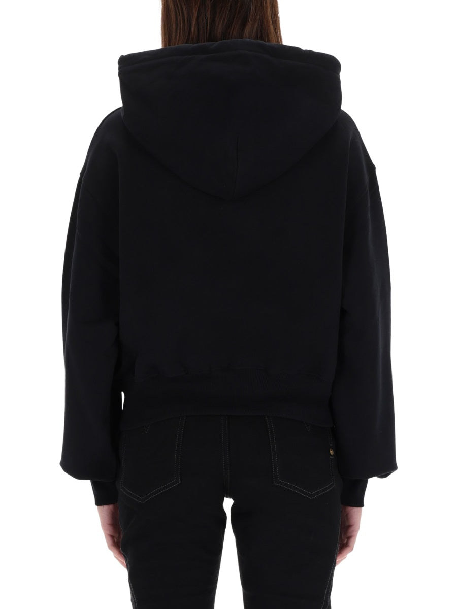 VERSACE JEANS COUTURE Chic Women's Sweatshirt for FW25 Season