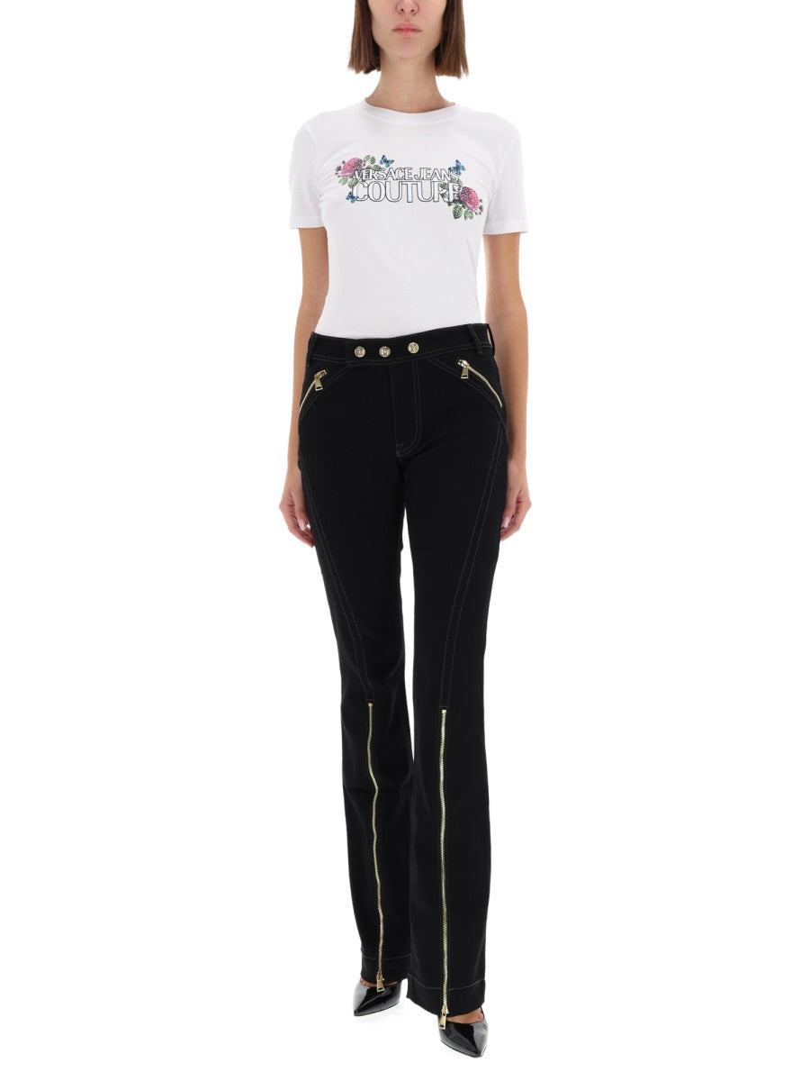 VERSACE JEANS COUTURE Chic Women's T-Shirt - FW25 Season