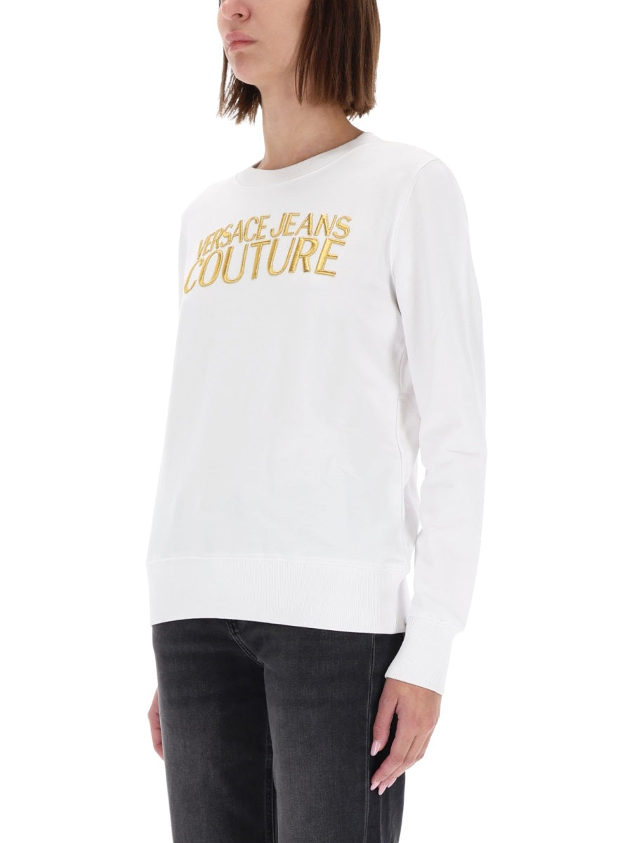 VERSACE JEANS COUTURE Stylish Women's Mini Sweatshirt for FW25