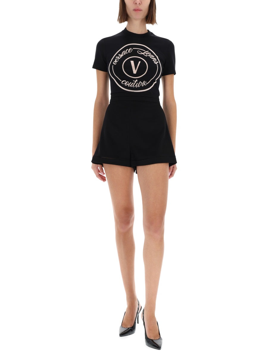 VERSACE JEANS COUTURE Chic Women's T-Shirt for FW25 Season