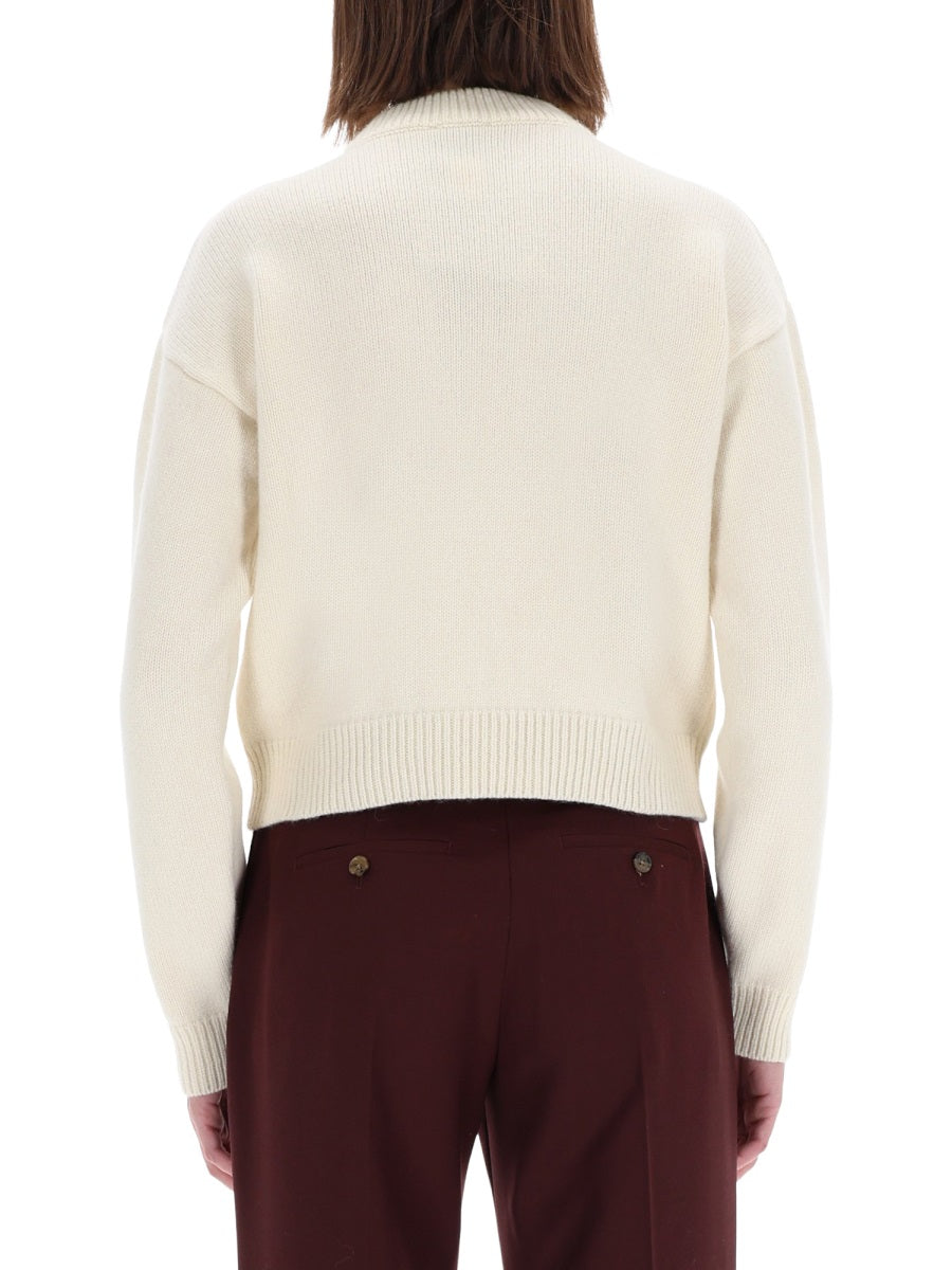 PATOU Elegant Wool Cashmere Sweatshirt
