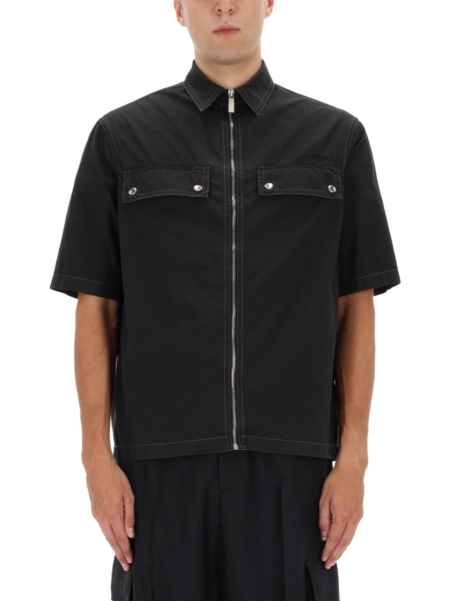 OFF-WHITE Zippered Arrow Shirt - Size 48 IT
