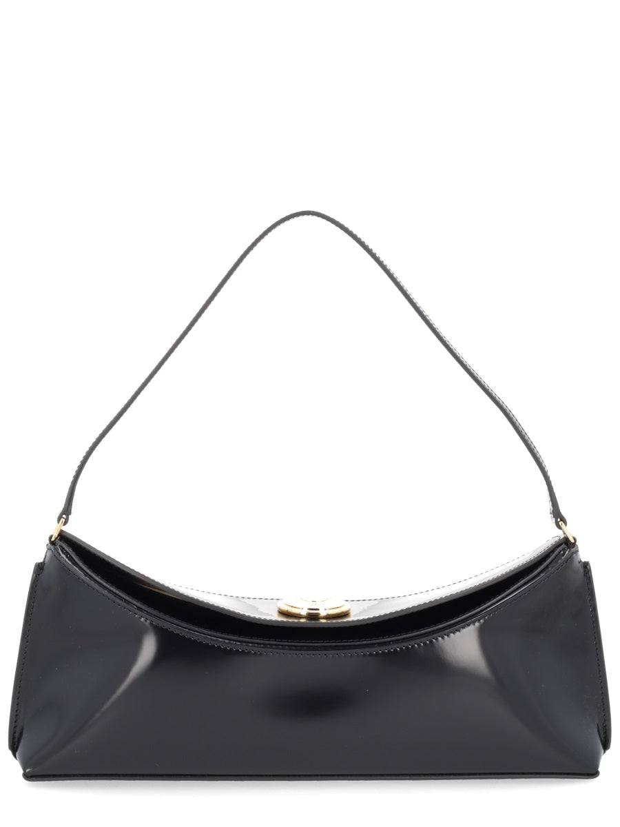 JACQUEMUS Mini Luxe Leather Shoulder Bag