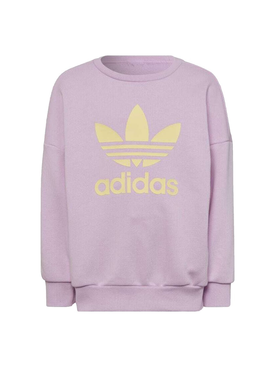 ADIDAS ORIGINALS Girls' Mini Crewneck Sweatshirt & Leggings Set