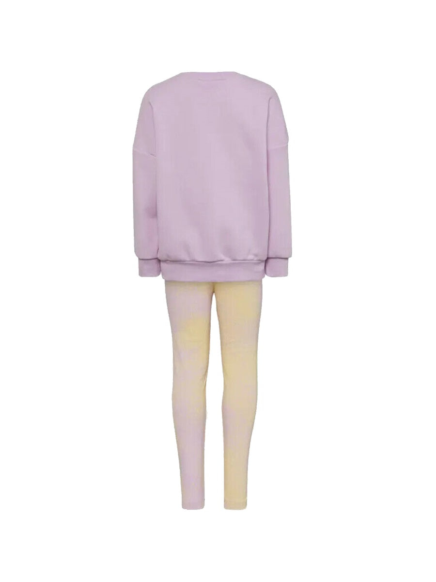 ADIDAS ORIGINALS Girls' Mini Crewneck Sweatshirt & Leggings Set