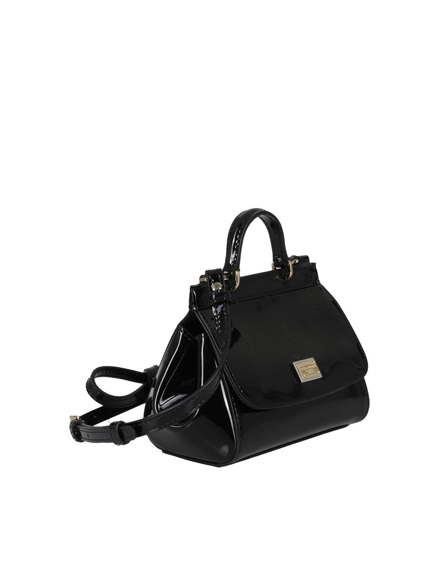 DOLCE & GABBANA Mini Glossy Crossbody Bag for Girls