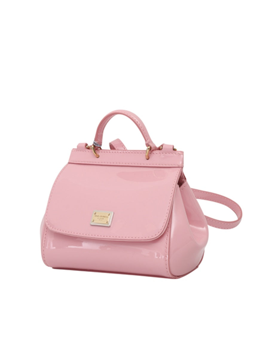 DOLCE & GABBANA Mini Patent Crossbody Bag for Girls