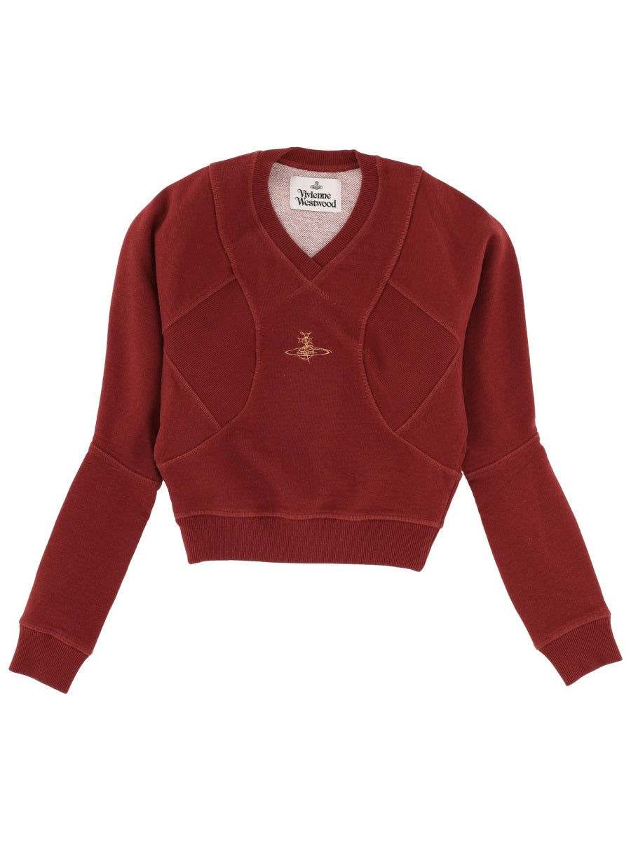 VIVIENNE WESTWOOD Slim Fit Cotton Sweatshirt