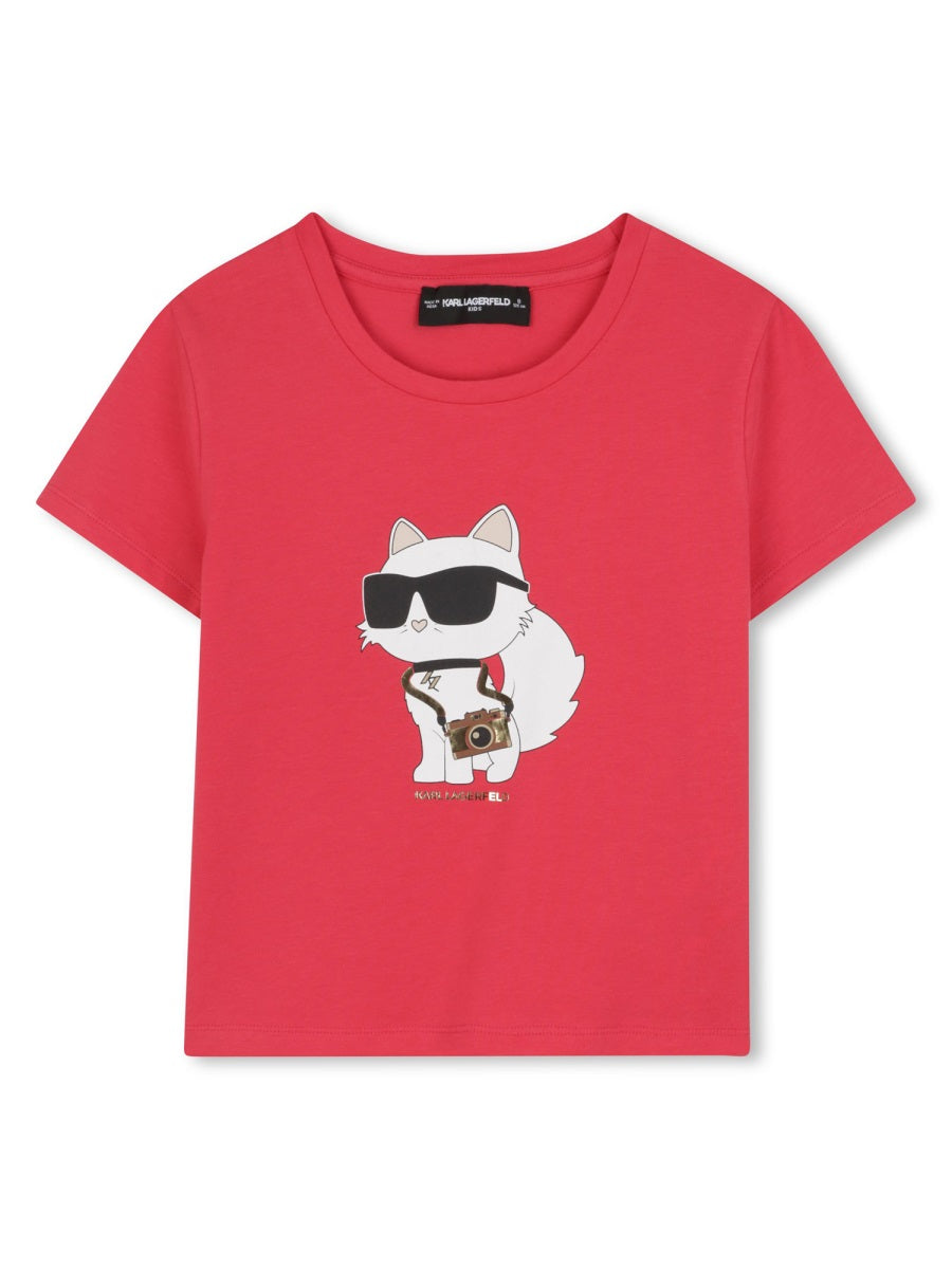 KARL LAGERFELD Logo T-Shirt for Girls