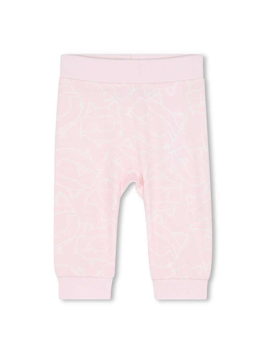 KARL LAGERFELD Chic Mini Shirt and Skirt Set for Baby Girls