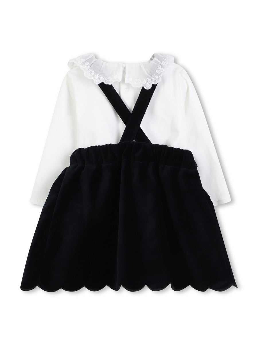 CHLOÉ Chic Mini Dress and T-Shirt Set for Baby Girls