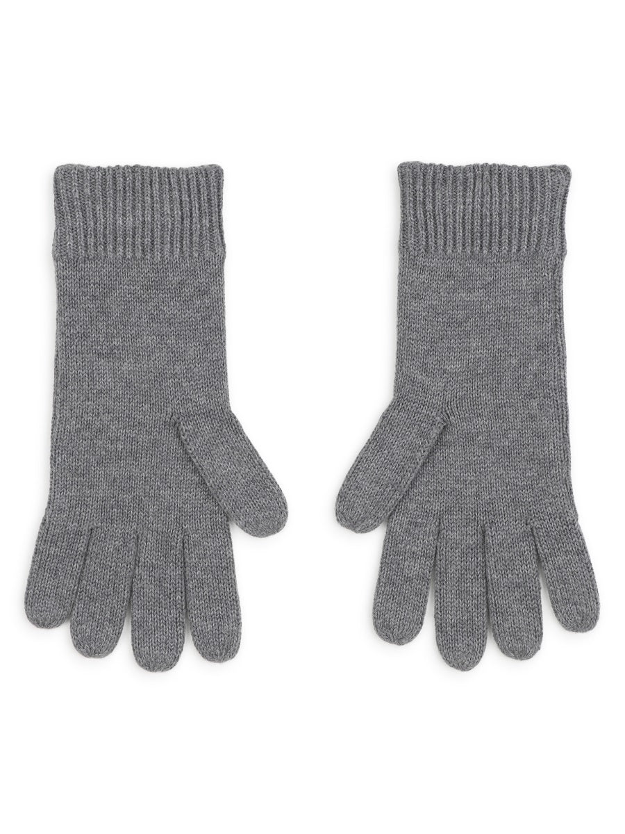 CHLOÉ Mini Logo Knit Gloves for Girls