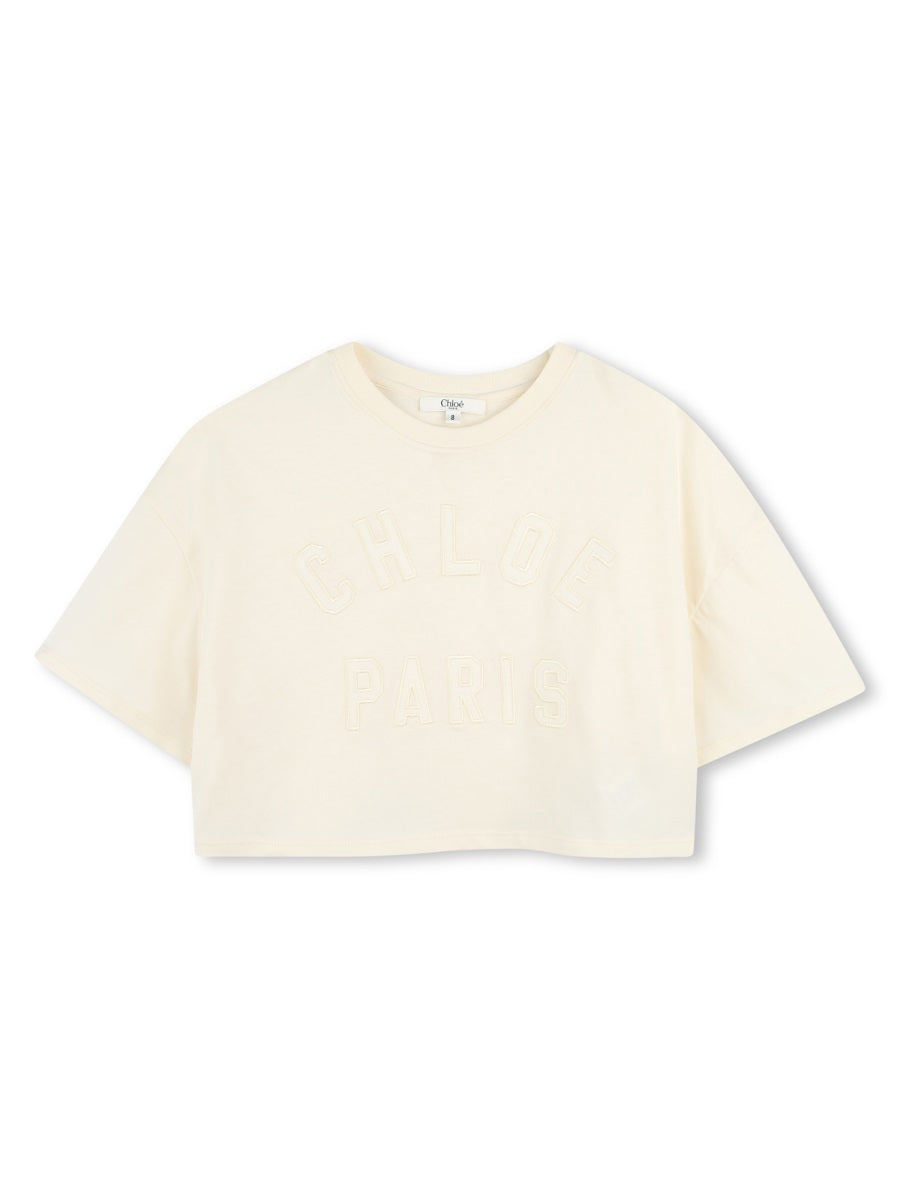 CHLOÉ Girls' Classic T-Shirt for Fall 2025