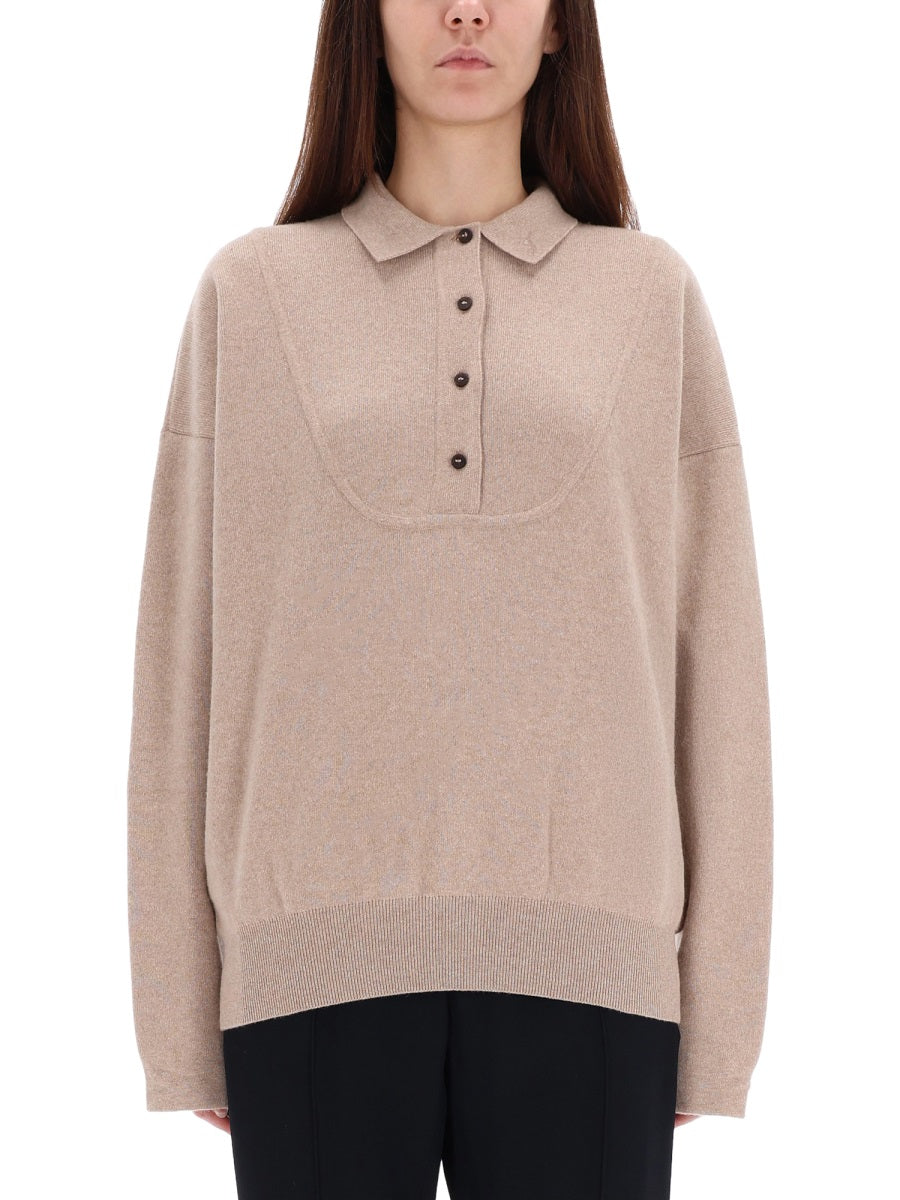 JACQUEMUS Elegant Merino Wool & Cashmere Blend Sweater