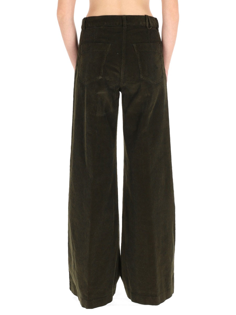 ASPESI Women's Military Green Trousers - Size M