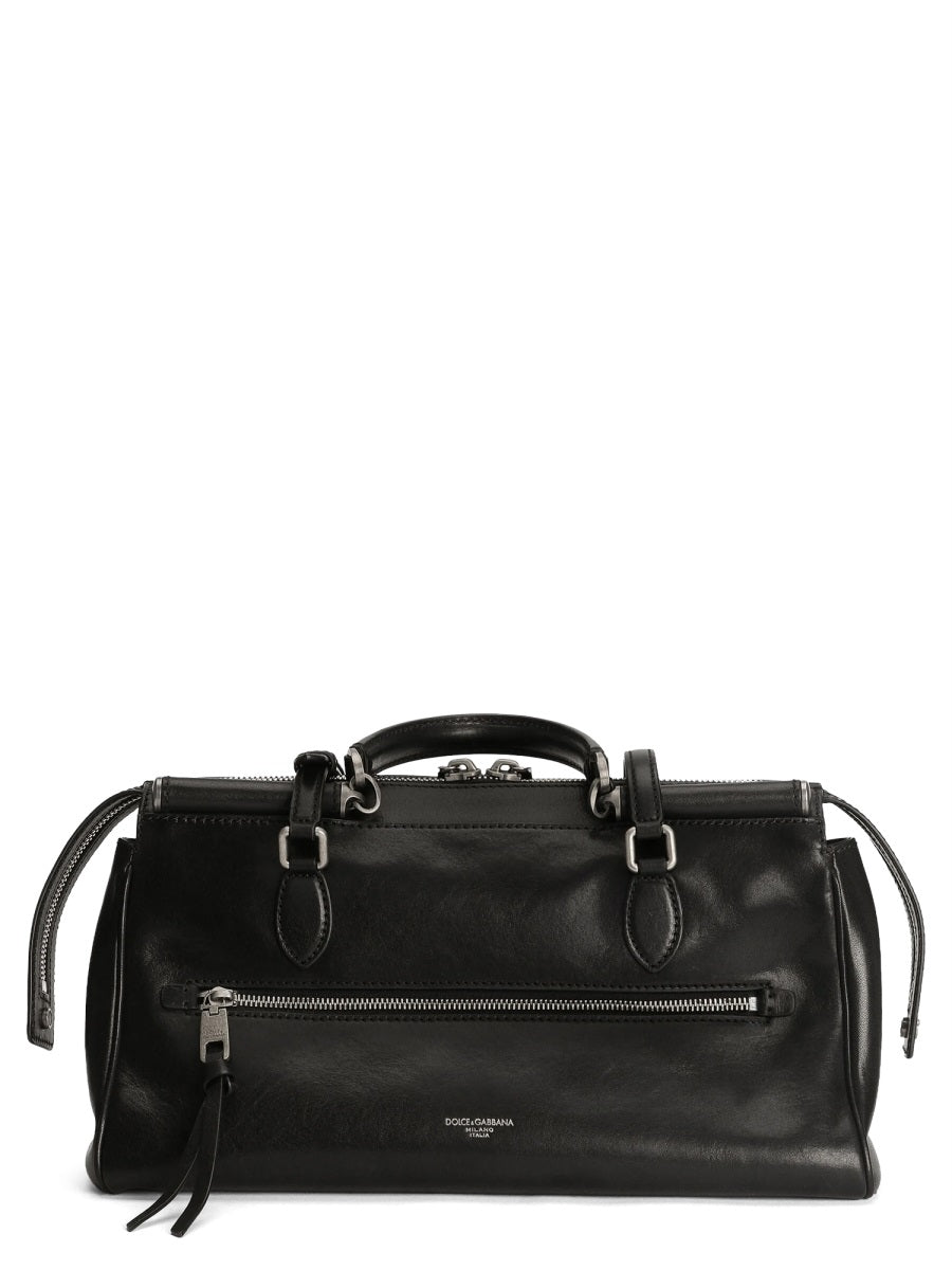 DOLCE & GABBANA Mini Leather Shoulder Bag