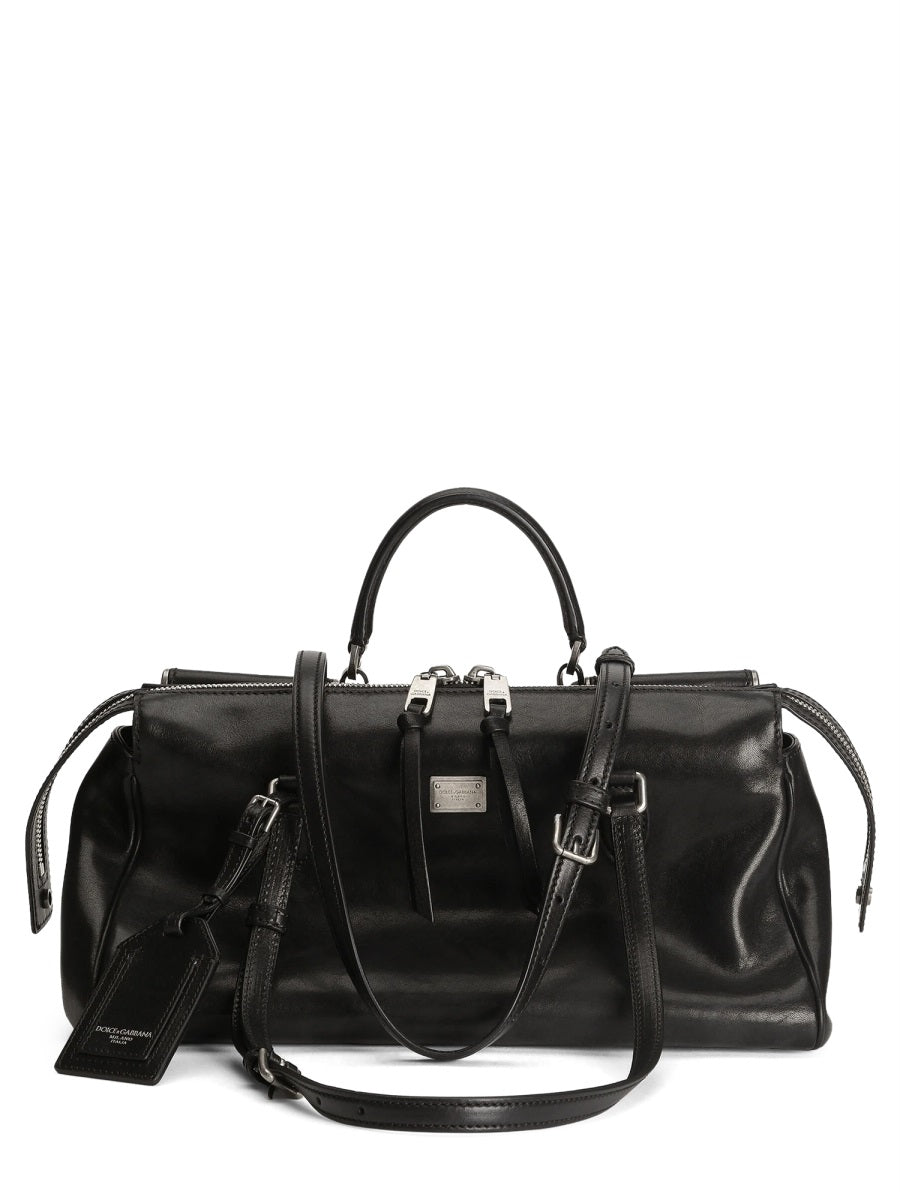 DOLCE & GABBANA Mini Leather Shoulder Bag