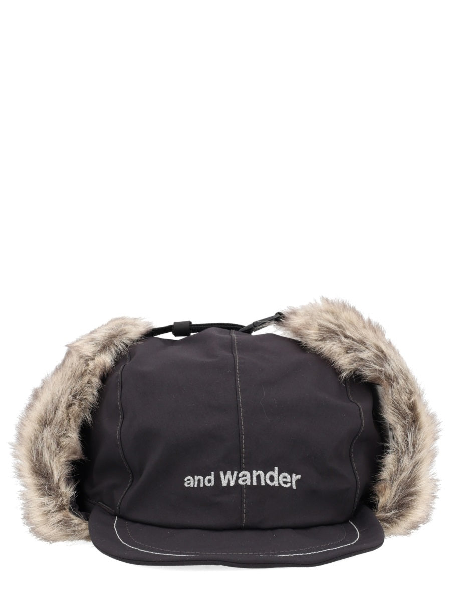 AND WANDER Men's Winter Nylon Hat