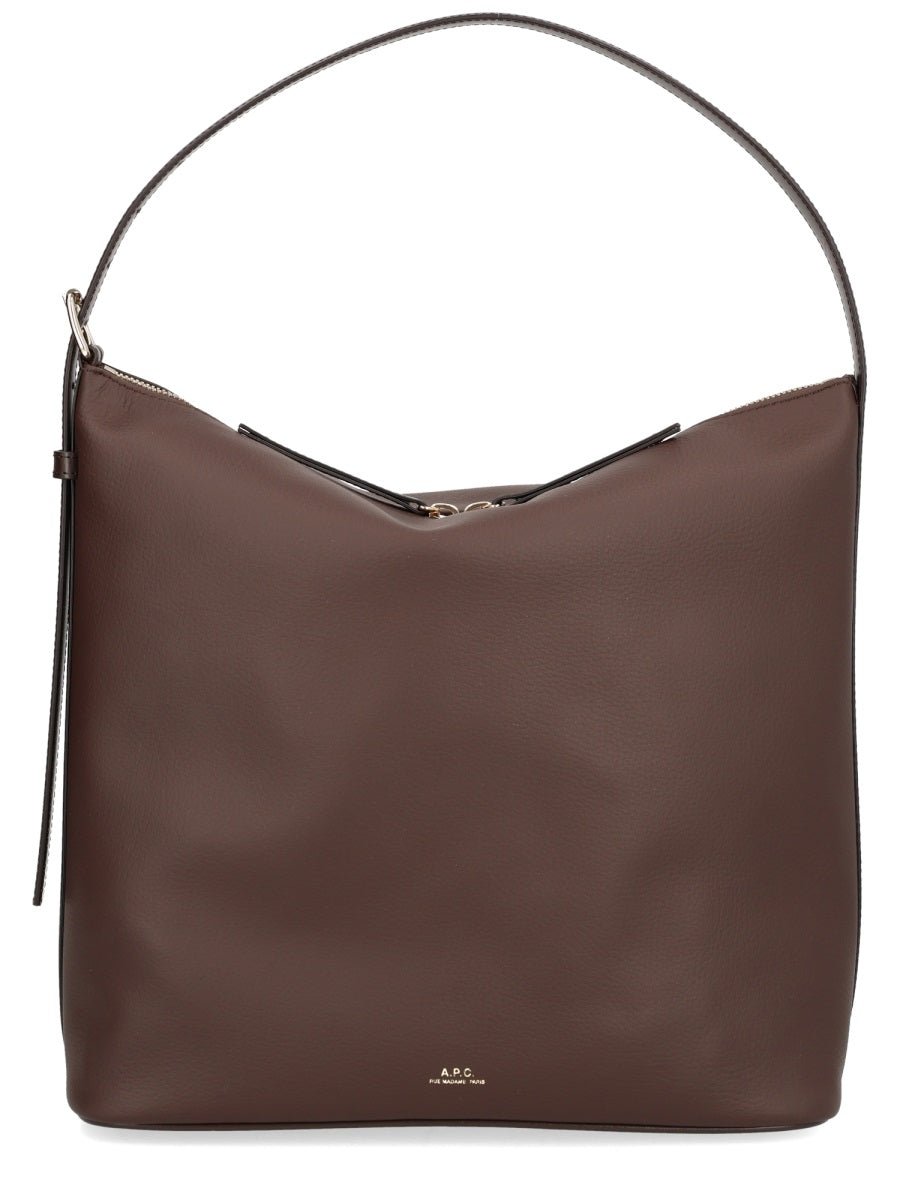 A.P.C. Mini Shoulder Bag with Exquisite Goat Leather