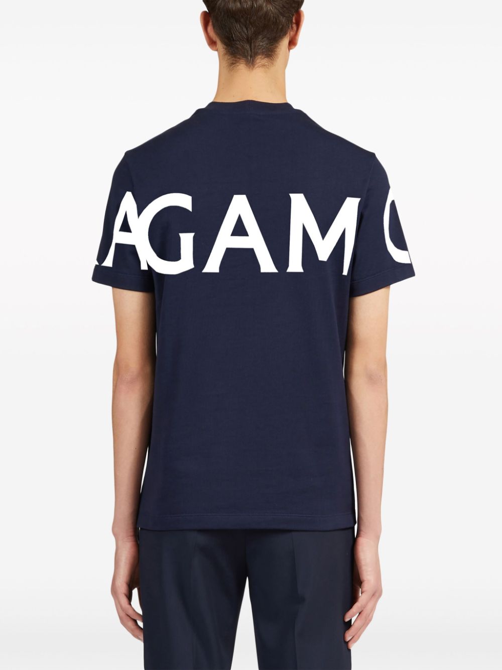 Ferragamo Logo Cotton T-Shirt