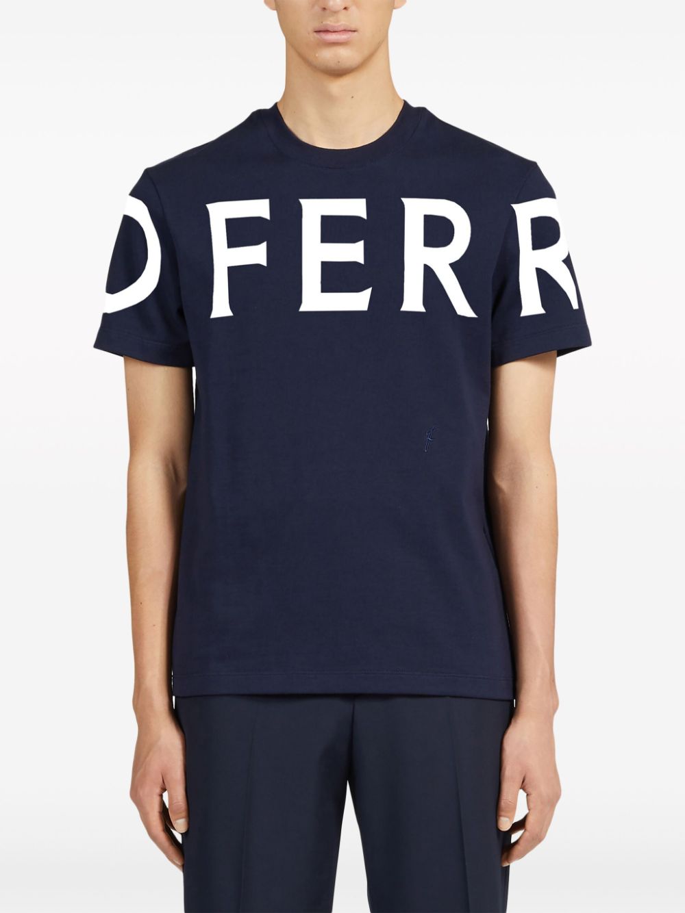 Ferragamo Logo Cotton T-Shirt