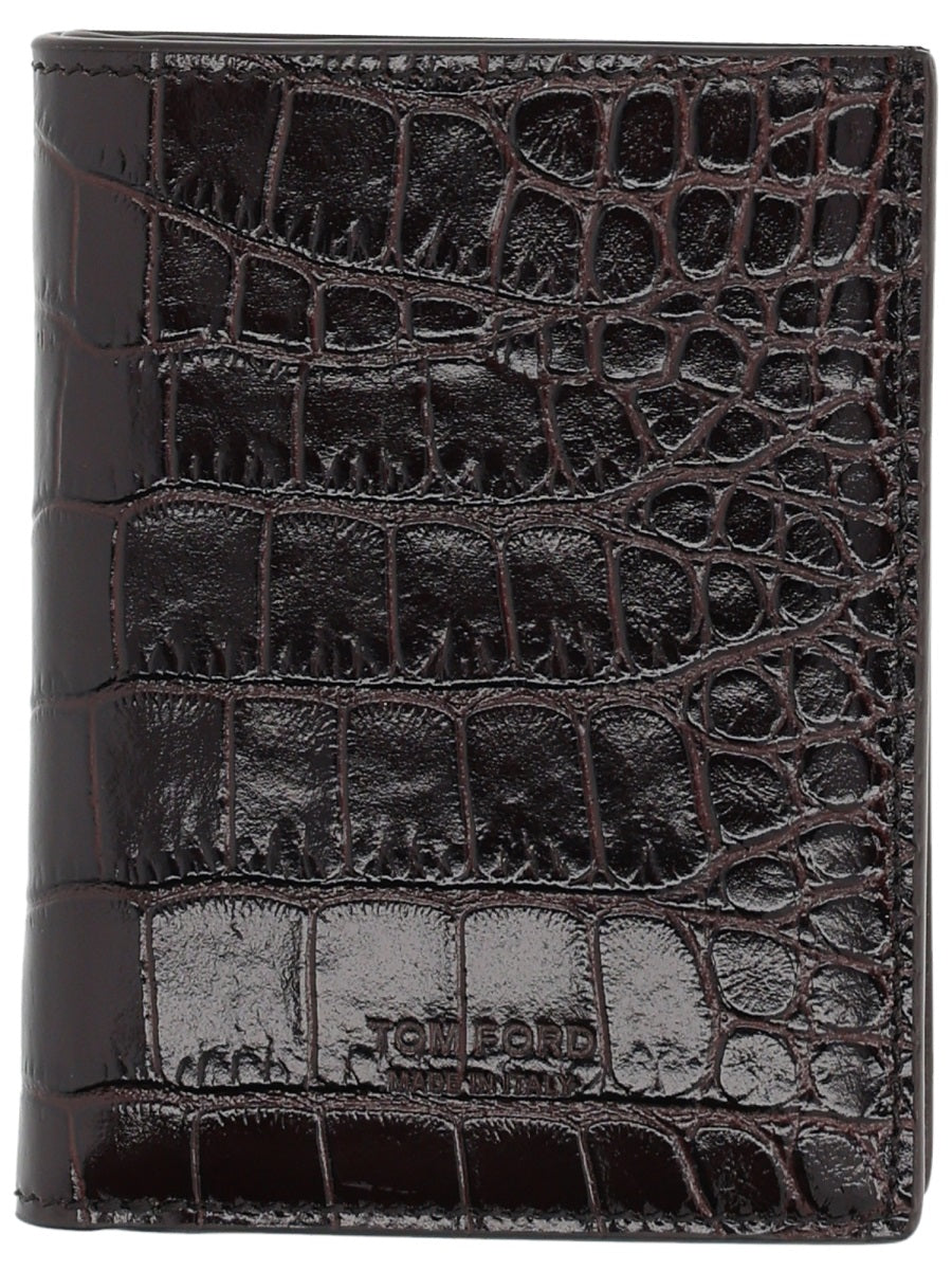 TOM FORD Leather Wallet for Men - Fall/Winter 2025