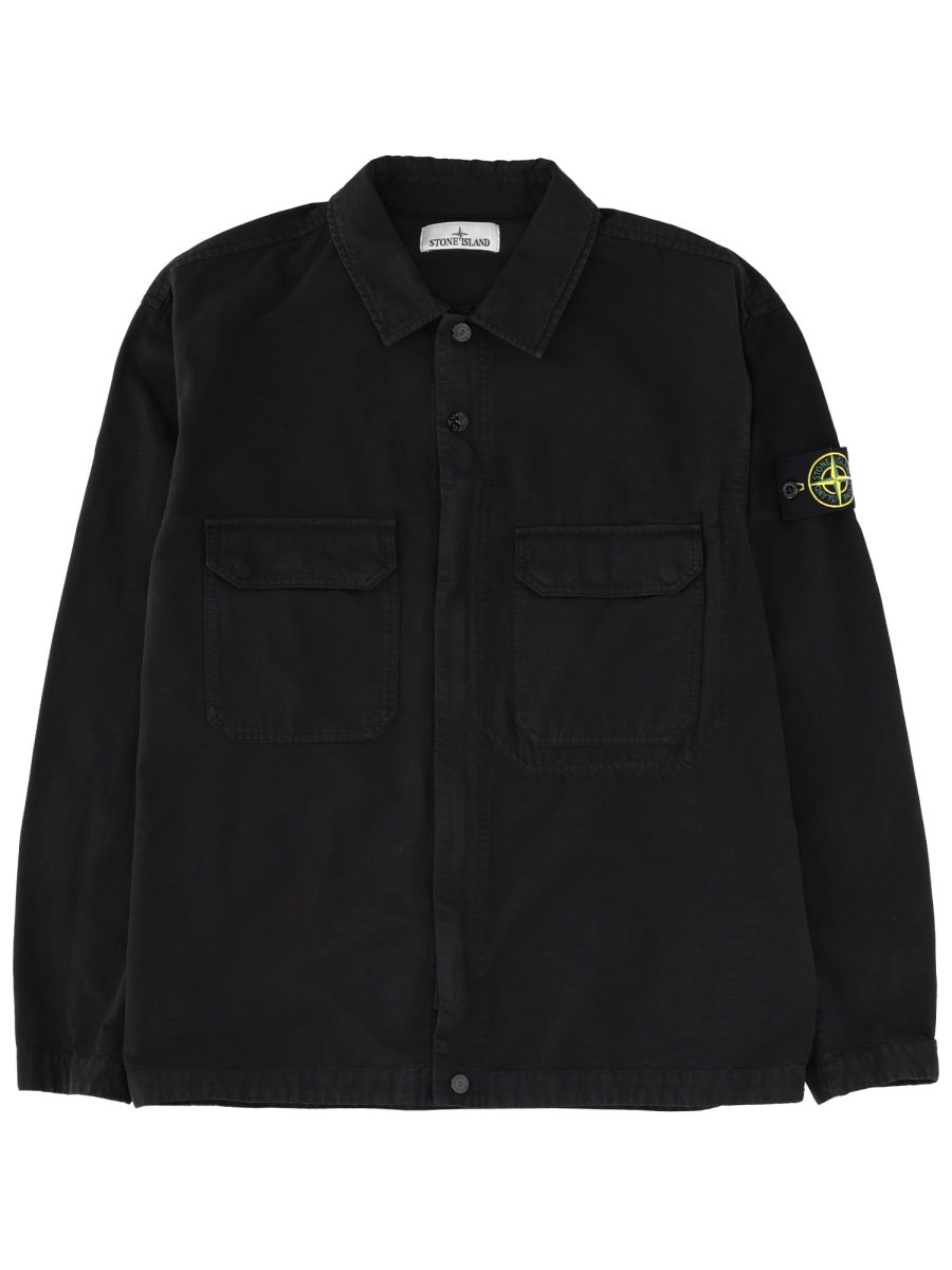 STONE ISLAND Essential Cotton Shirt for Men - FW25