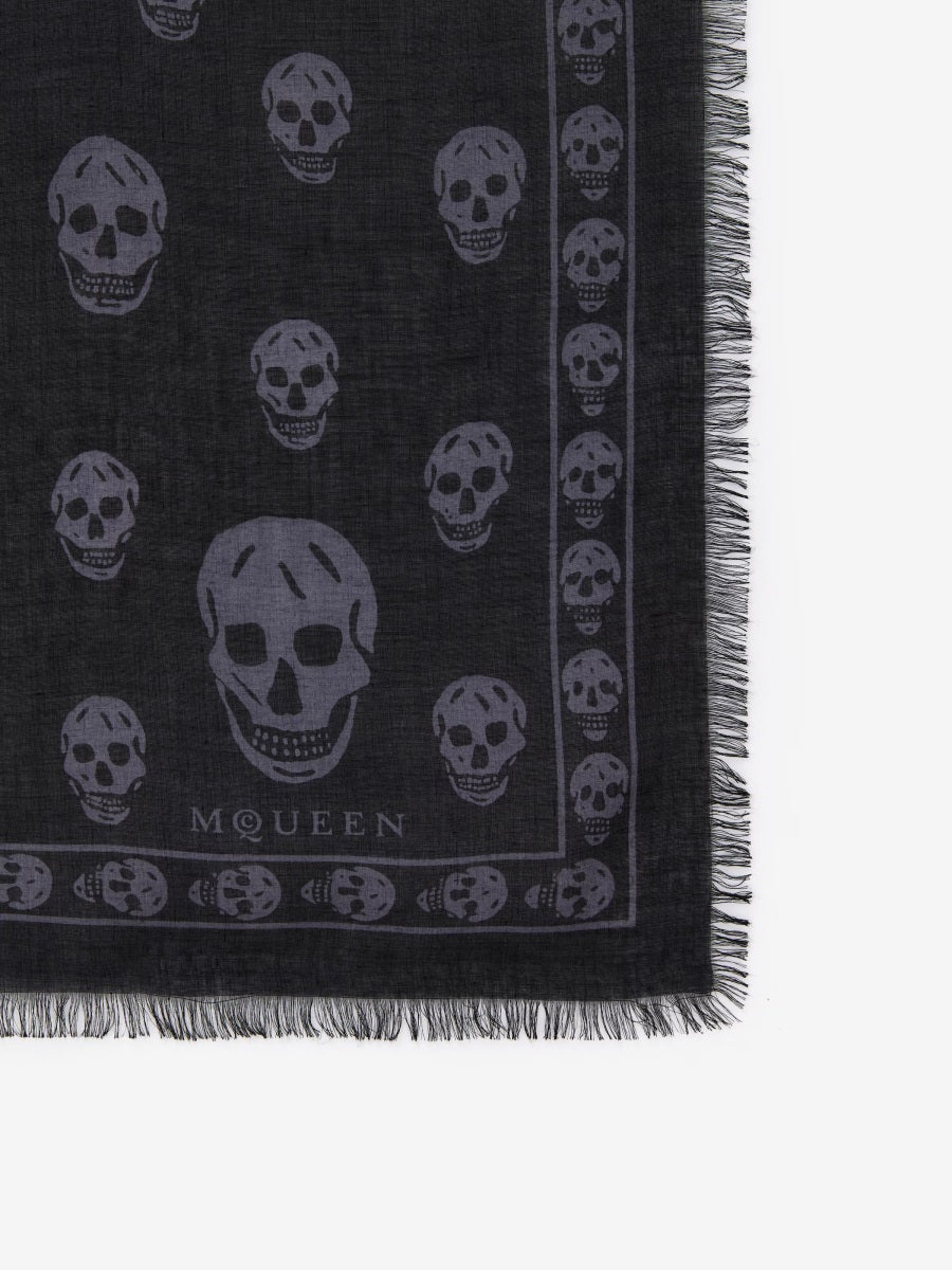 ALEXANDER McQUEEN Elegant Modal and Silk Blend Scarf for Men