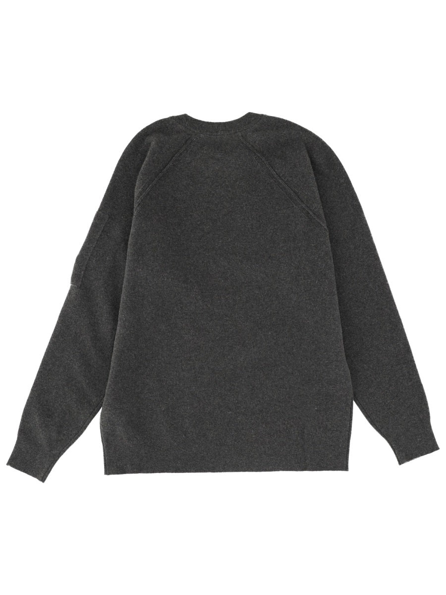 C.P. COMPANY Classic Wool-Blend Sweater for Men - FW25