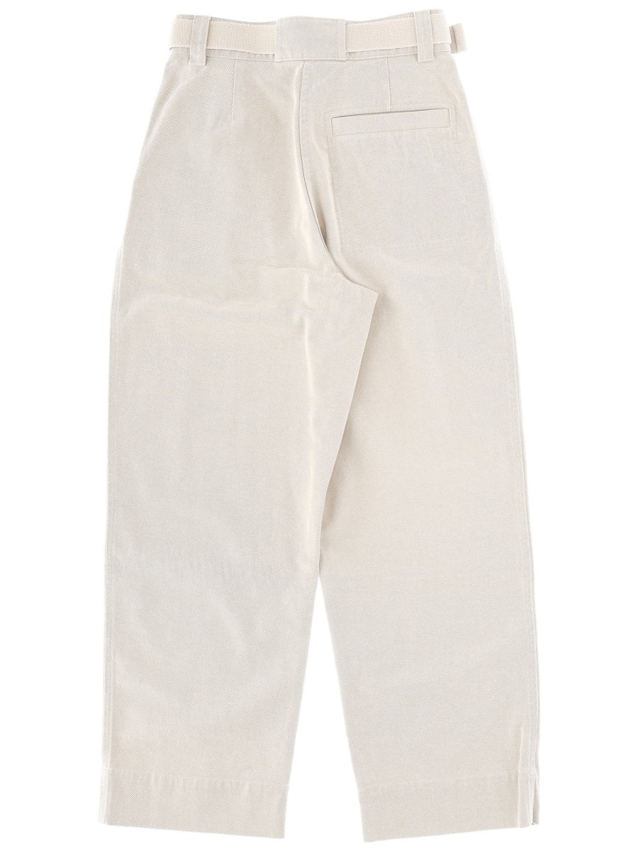 MARGARET HOWELL Classic Wool-Cotton Trousers for Women