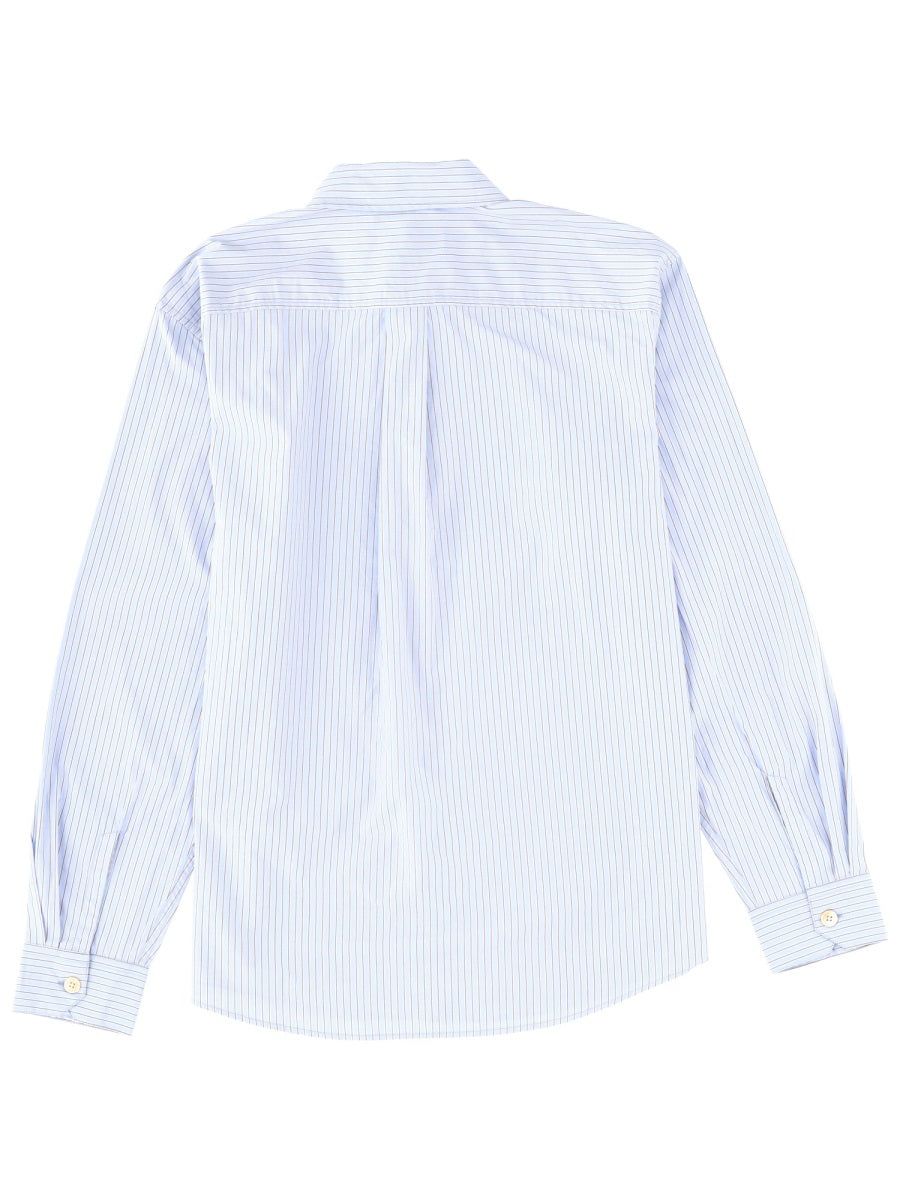 OUR LEGACY Typewriter Stripe Poplin Shirt